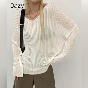 DAZY | ribknit sweater